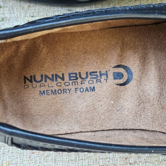 Nunn Bush Men Shoes Strafford Woven Boys Slip-on Tassel Loafer Sz 8.5 - Picture 11 of 12